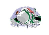 Vulcan XH558 Pack of 10 Christmas Cards - 100% Recyclable